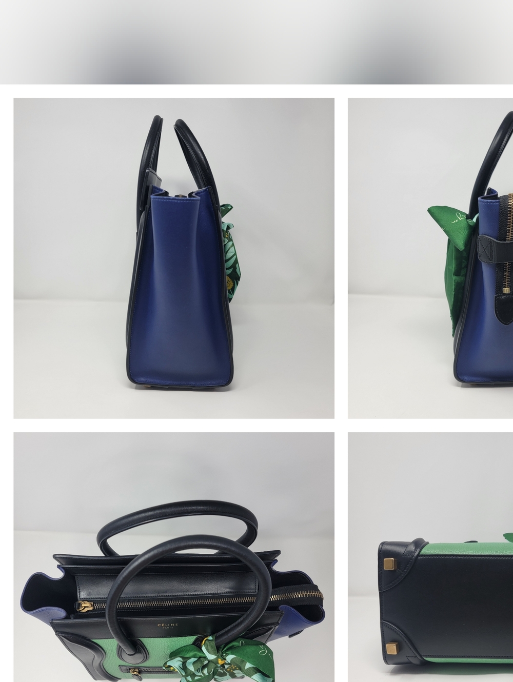 CELINE Micro Luggage Satchel Leather Calfskin Bag - Picture 12 of 13